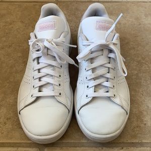 Adidas white sneakers